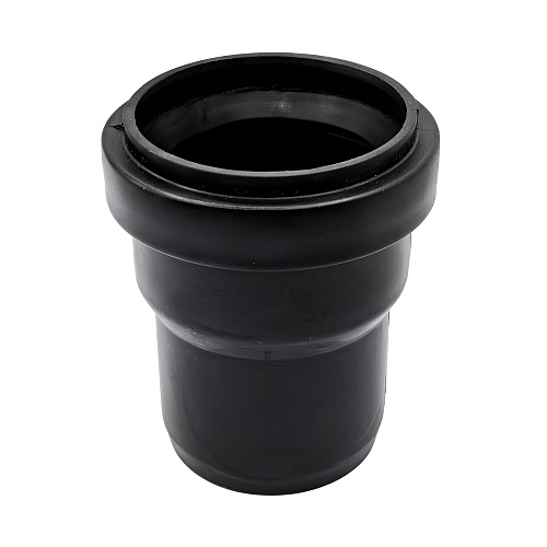 Переход с пластиковой на чёрную канализацию ВК ПП  50/48, черный,РТП