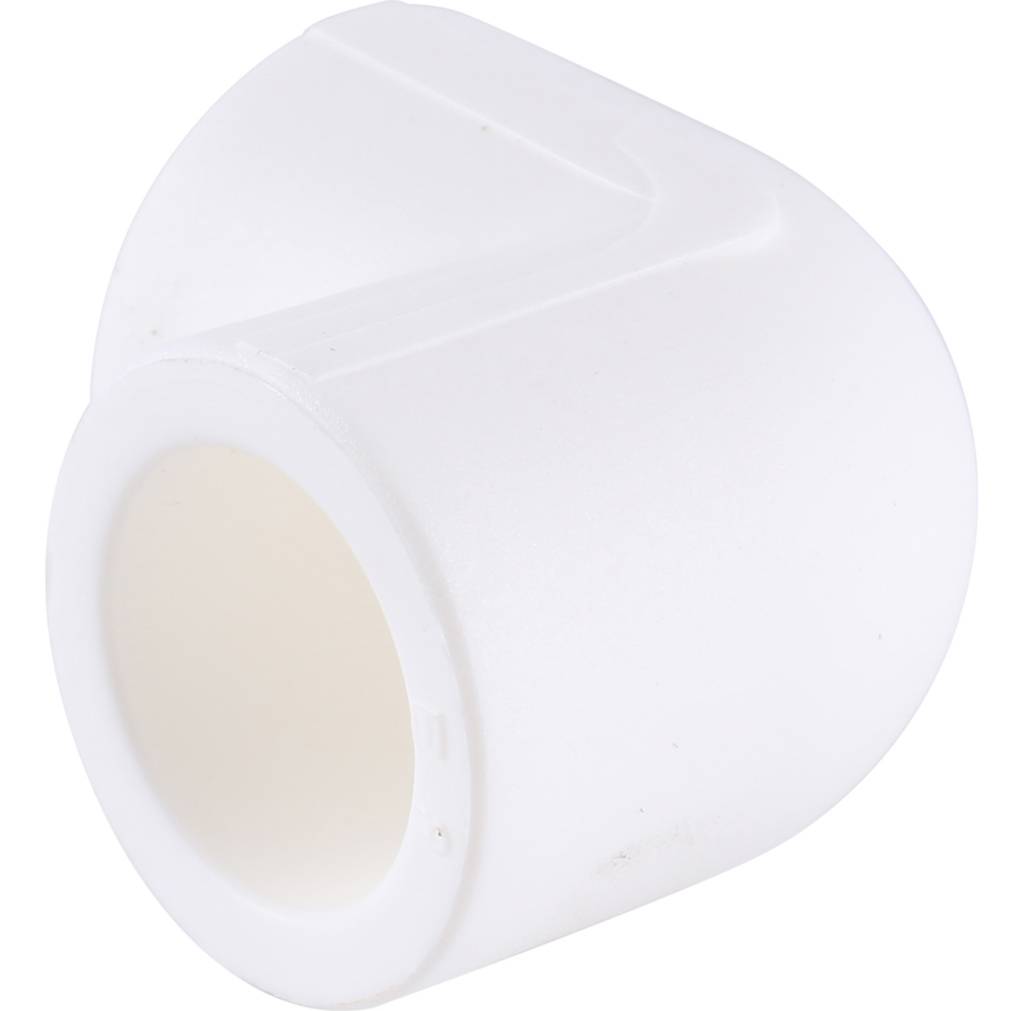 Угольник 90* Kalde d=20 для полипропиленовых труб под сварку (цвет белый), 3212-elb-200000