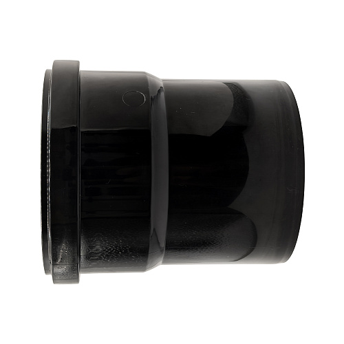 Переход с пластиковой на чёрную канализацию ВК ПП 110/100, черный,РТП