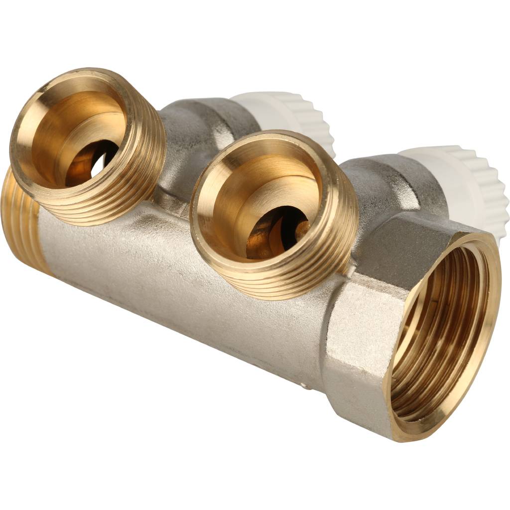 Коллектор распределительный STOUT 1, 2 отвода 3/4 ЕК