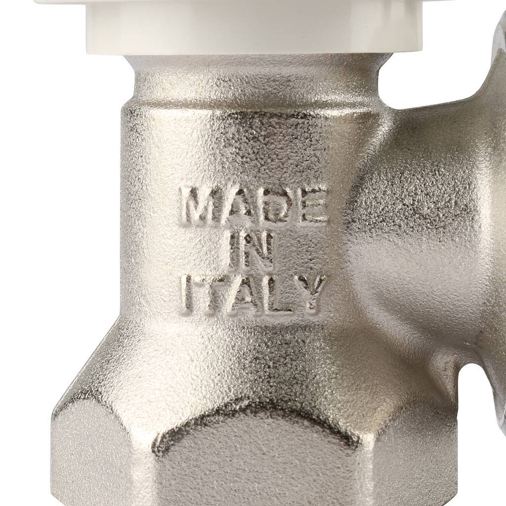 Клапан ручной терморегулирующий STOUT SVRs с неподъемным шпинделем, угловой 1/2, SVRs-1152-000015