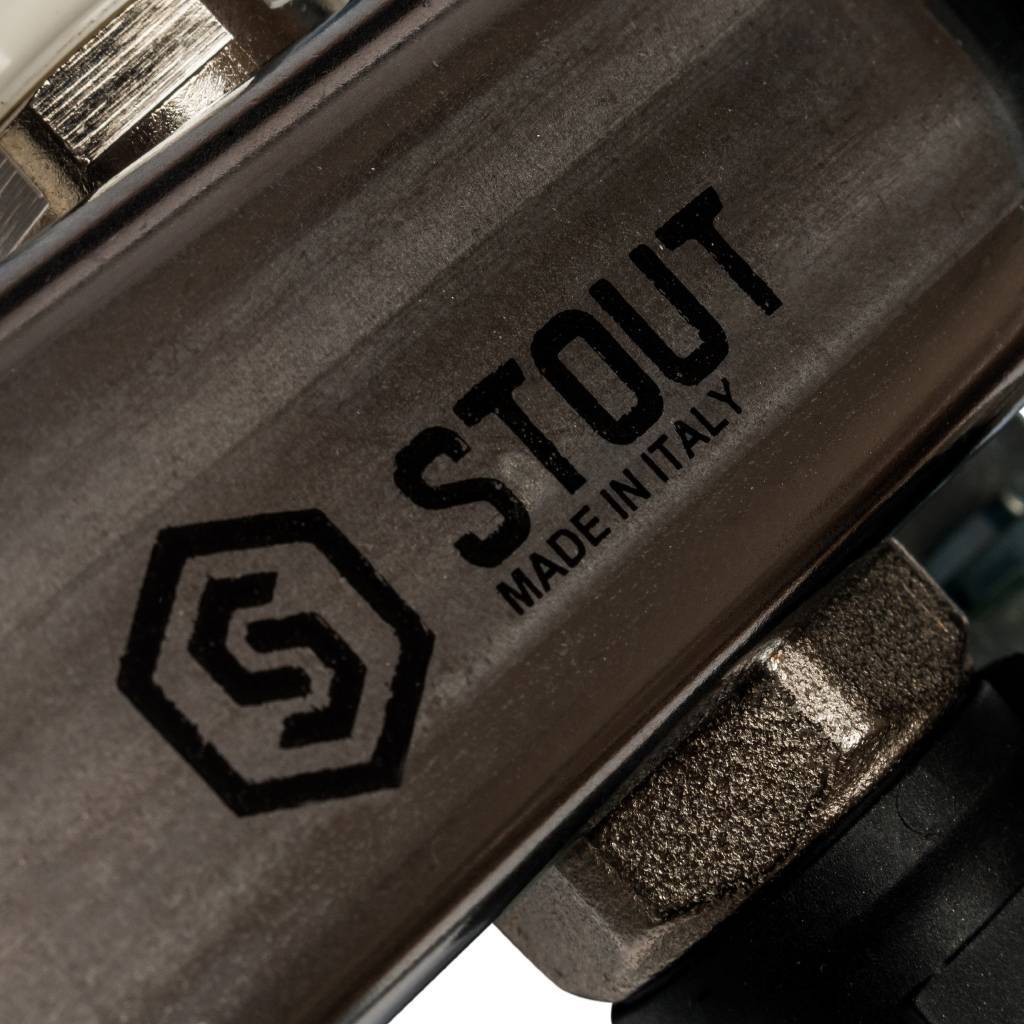 Коллектор из нержавеющей стали с расходомерами, с клапаном вып. воздуха и сливом STOUT 3 выхода, SMS-0927-000003