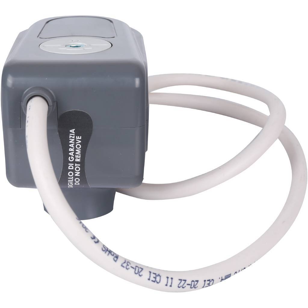 Сервопривод для шаровых зональных клапанов STOUT ход 90°, кабель 1 м, 40 сек., 24 B, 4 полюса, SVM-0071-024004