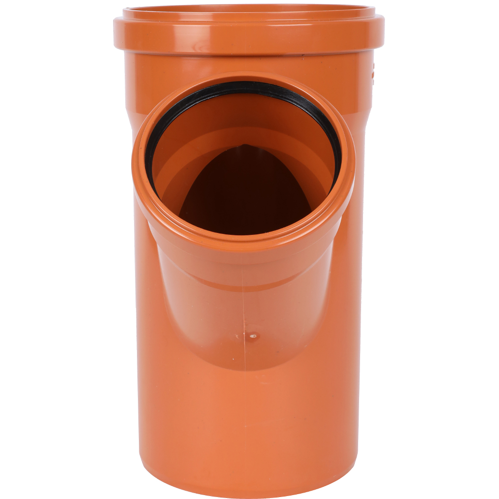 Тройник Sinikon НПВХ D160x110x45° для наружной канализации, 20330.R.B