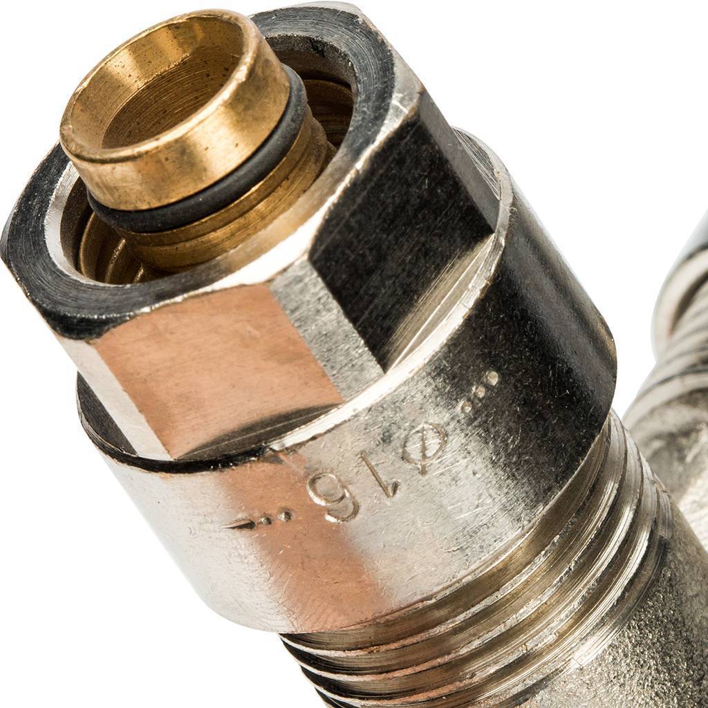 Тройник переходной Prandelli Multyrama (20.2х20.2х16.2) для металлопластиковых труб винтовой, 103.32.44.1