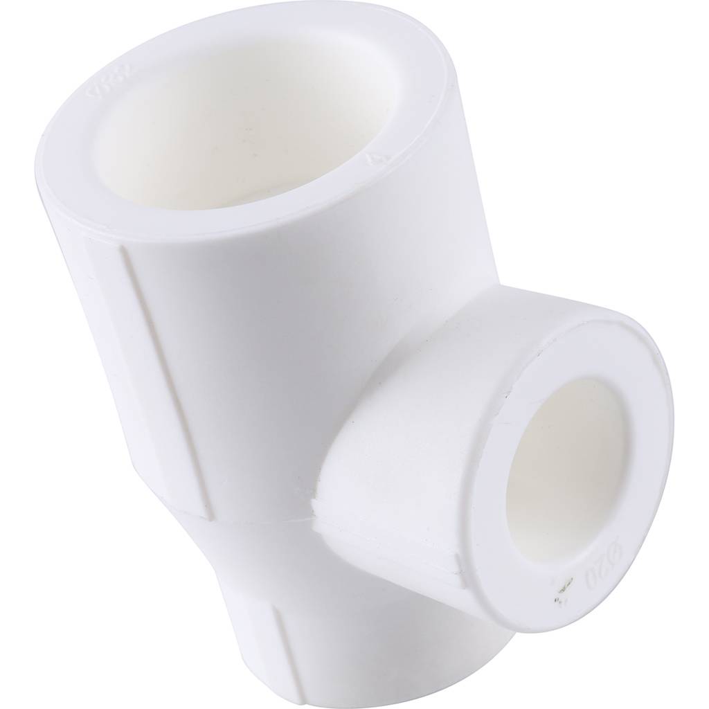 Тройник переходной Kalde 32х20х25 для полипропиленовых труб под сварку (цвет белый)