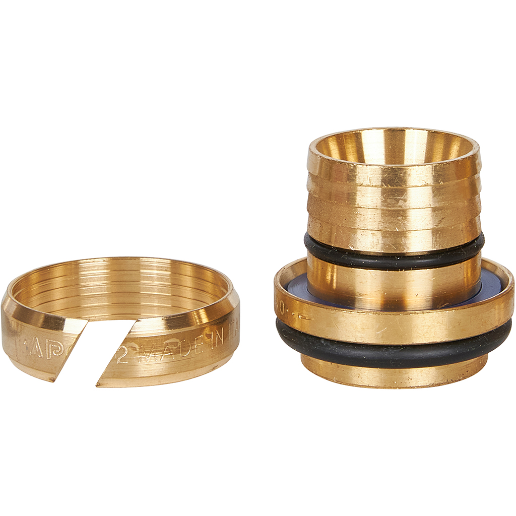 Угольник-переходник STOUT с наружной резьбой 1 1/4 x32 для металлопластиковых труб винтовой, SFS-0006-011432