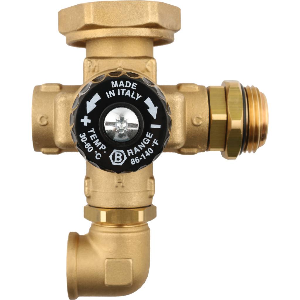 Насосно-смесительный узел STOUT с термостатическим клапаном, без насоса, SDG-0020-001000