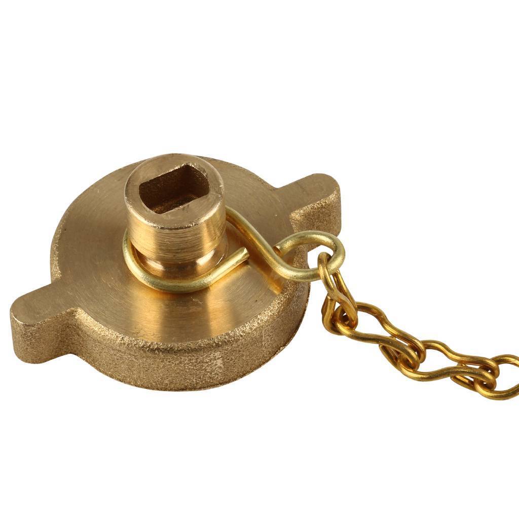 Кран латунный Itap 139 1/2 со штуцером и заглушкой, 40909