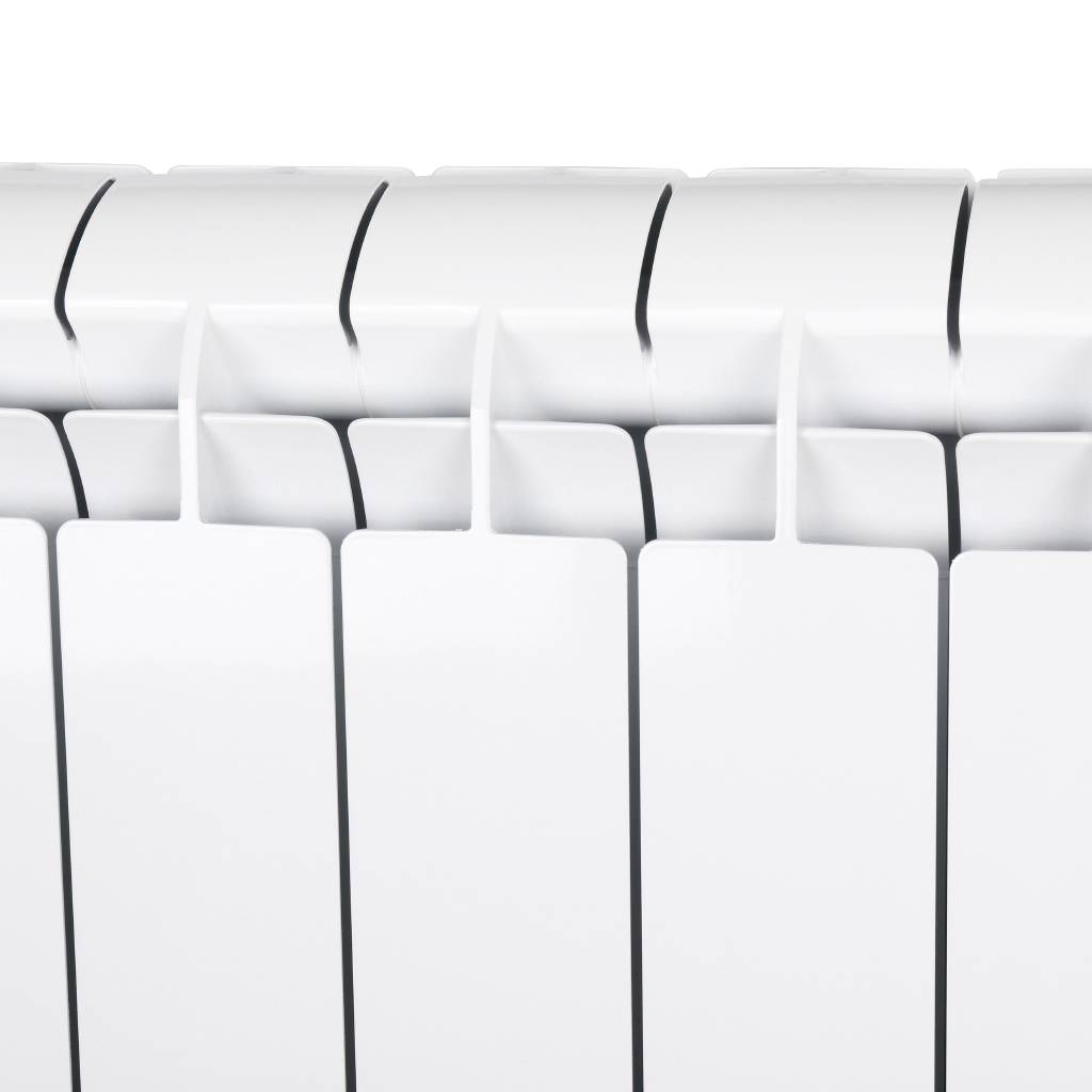 Радиатор алюминиевый Global VOX- R 500 11 секций боковое подключение (белый RAL 9010), VX05001011