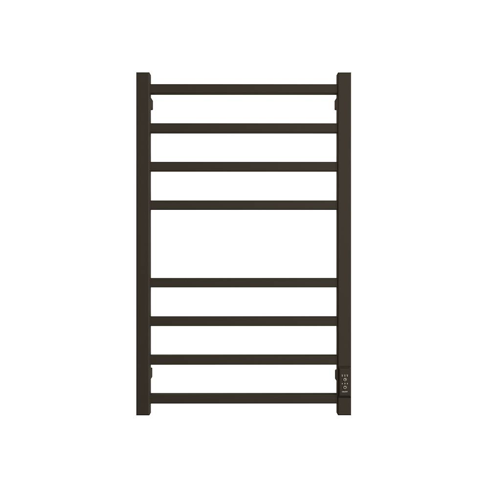 Полотенцесушитель STOUT электрический FORTE quadro 80*50 Черный матовый, SHQ-F2QQ-008050