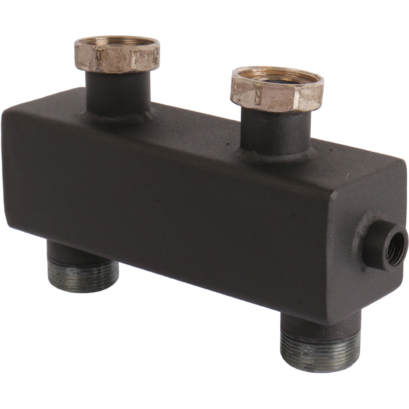 Гидравлическая стрелка ROMMER RDG-0015 с накидными гайками 1 1/2, 5,93 м3/час