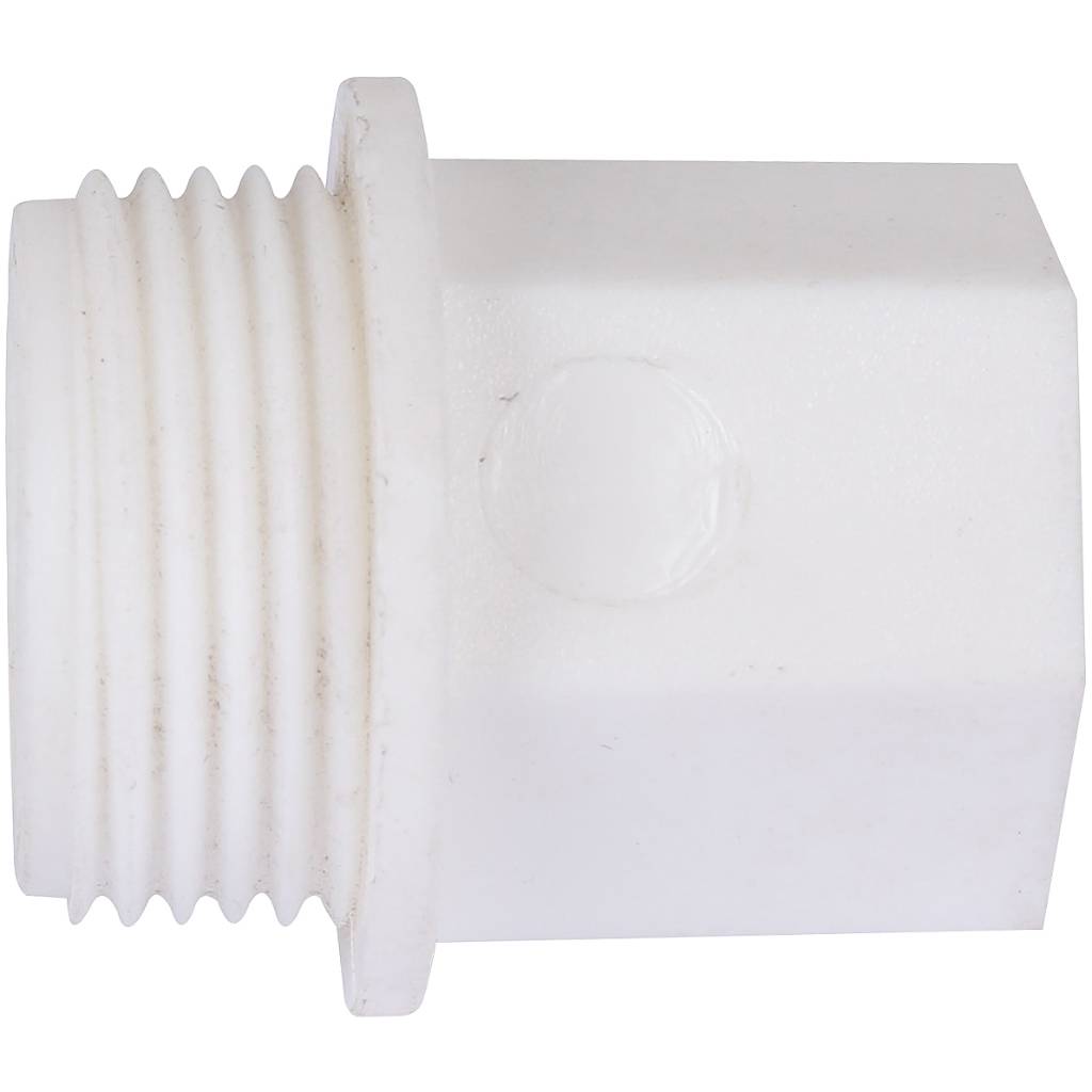 Заглушка Kalde d=25 с резьбой для полипропиленовых труб под сварку (цвет белый)