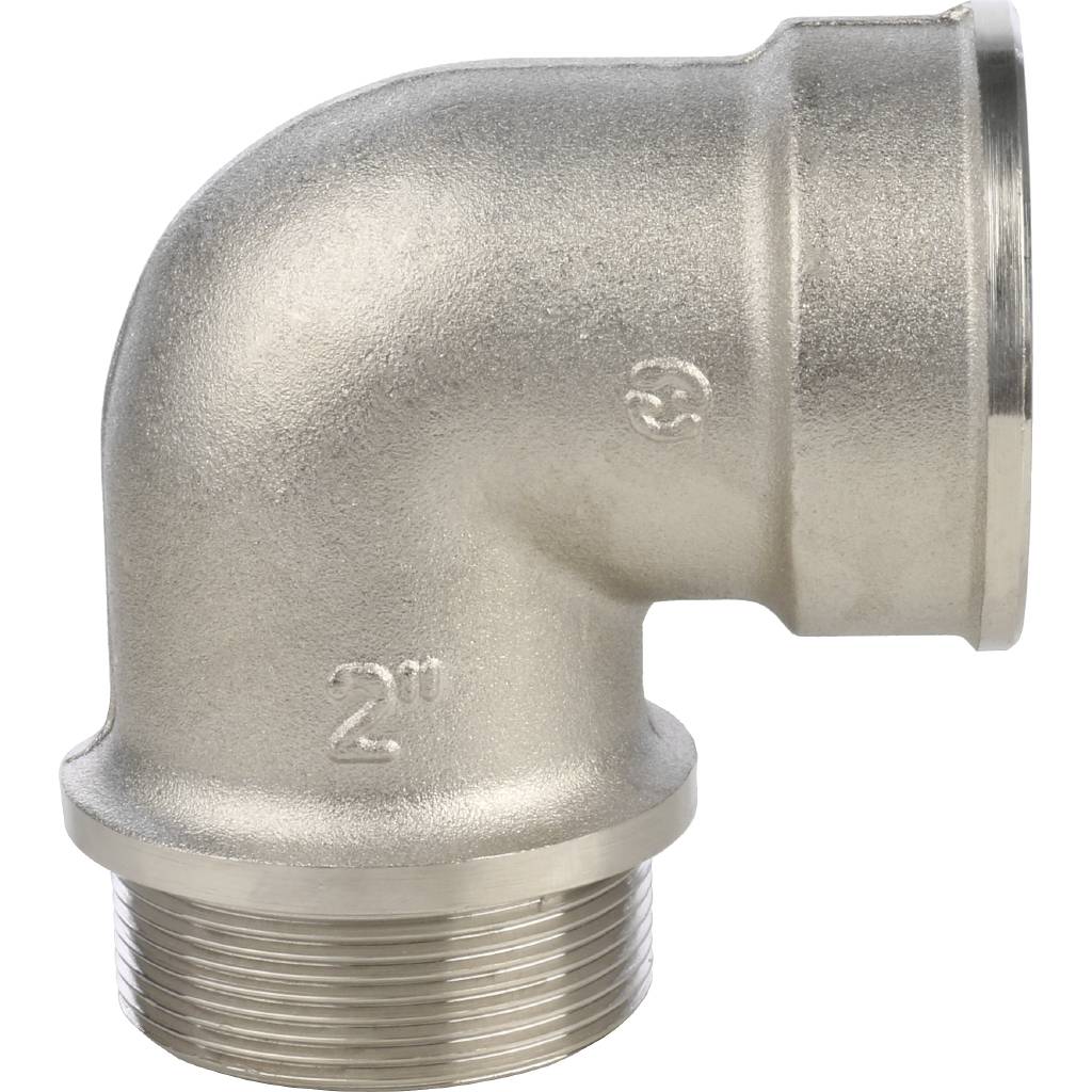 Угольник STOUT с упором НВ никелированный 2, SFT-0016-000002