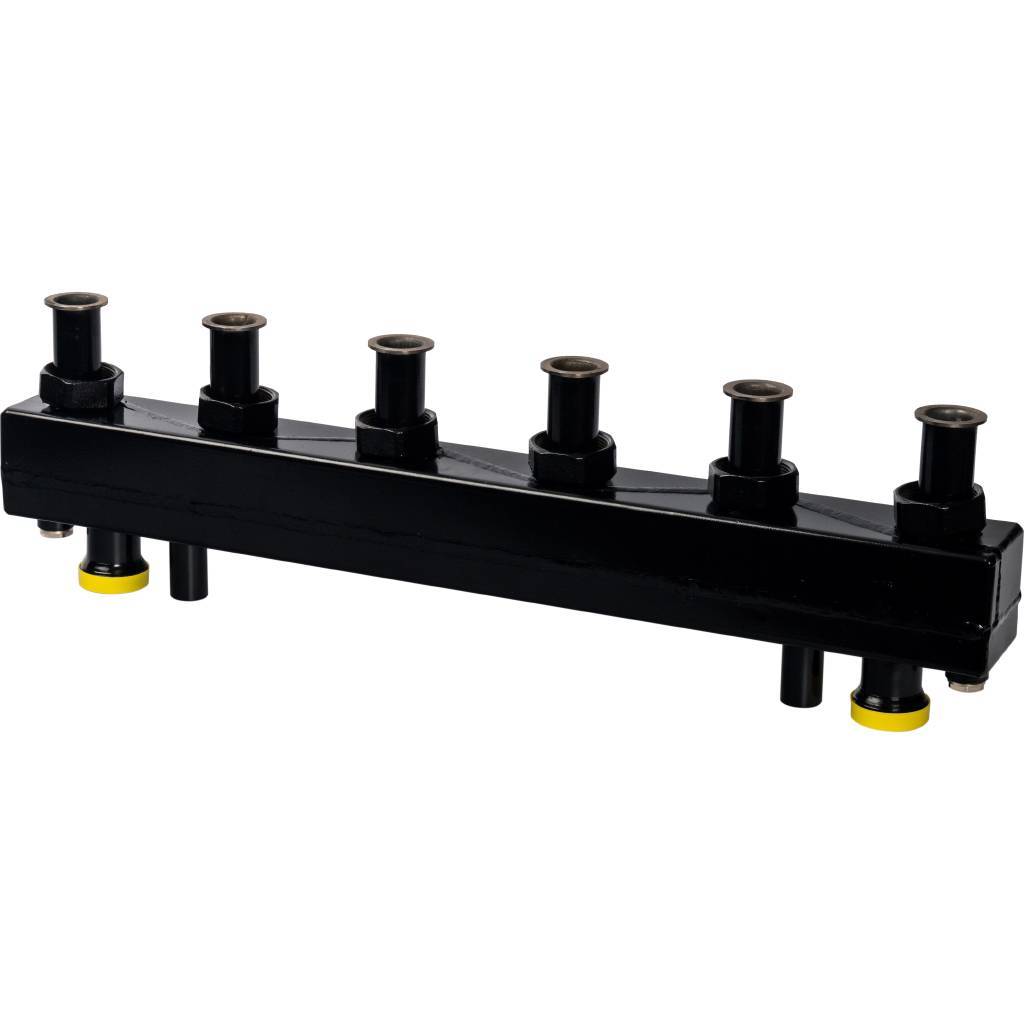 Стальной распределительный коллектор STOUT SDG-0018 3 отопительных контура с гидравлическим разделителем DN 25