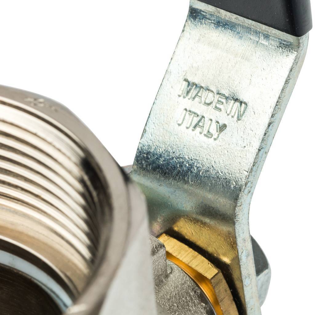 Кран шаровой STOUT полнопроходной, ВР/ВР, ручка рычаг 2, SVB-0001-000050