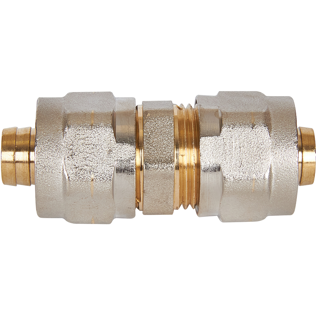 Муфта STOUT соединительная 16х16 для металлопластиковых труб винтовой, SFS-0005-000016