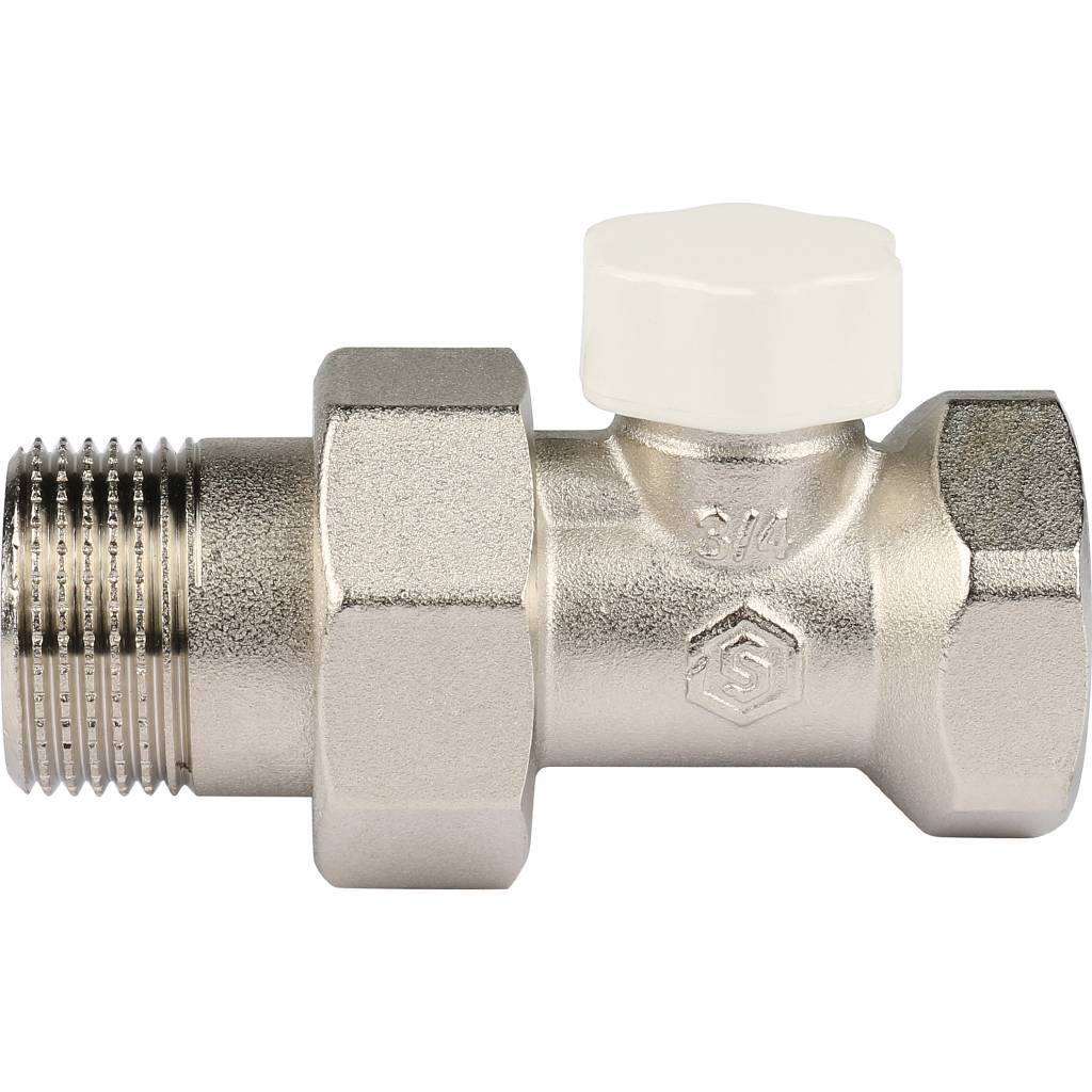 Клапан запорно-балансировочный STOUT SVL прямой 3/4, SVL-1176-000020