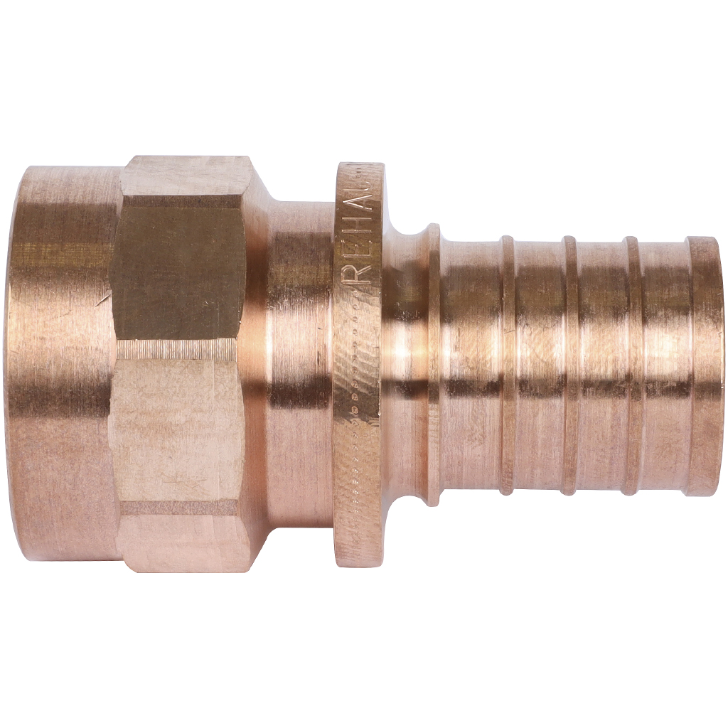 Переходник РЕХАУ RAUTITAN с внутренней резьбой 32-Rр 1 RX+ для труб из сшитого полиэтилена аксиальный