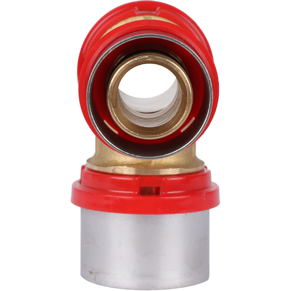 Тройник TIEMME редукционный 32x32x26 для металлопластиковых труб прессовой, 1650119