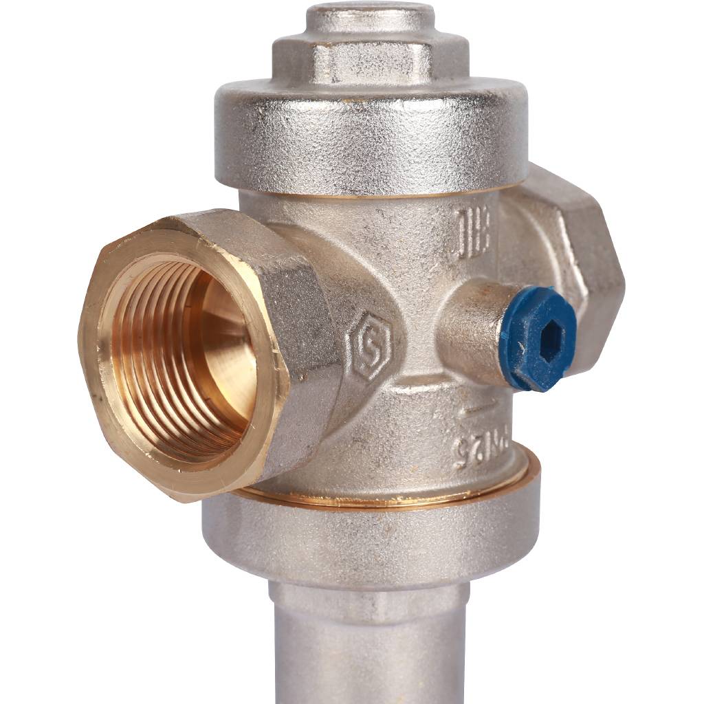 STOUT  Редуктор давления PN25 вн/вн 1  с выходом под манометр, SVS-1008-000025