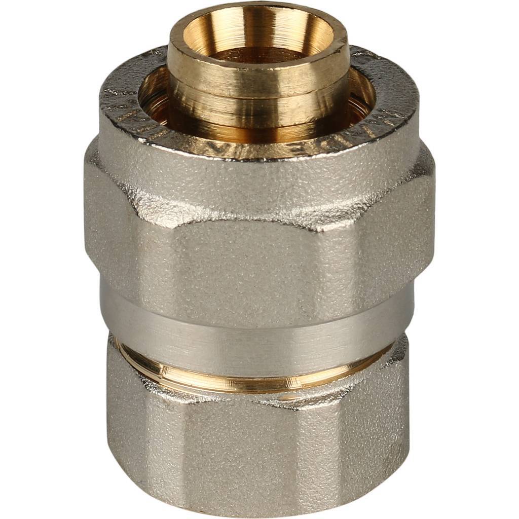 Переходник STOUT с внутренней резьбой 1/2 х20 для металлопластиковых труб винтовой, SFS-0002-001220