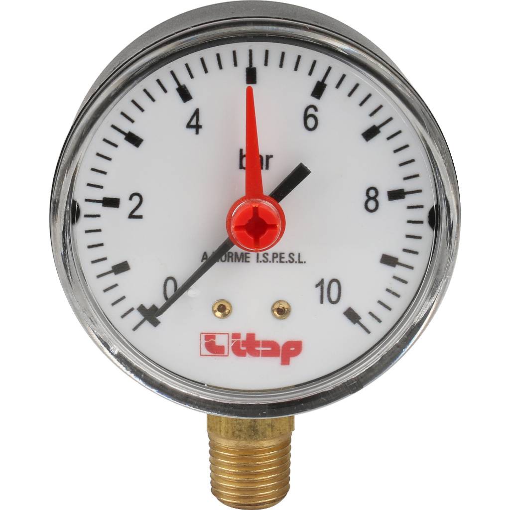 Манометр ITAP 482 боковое подключение 1/4
