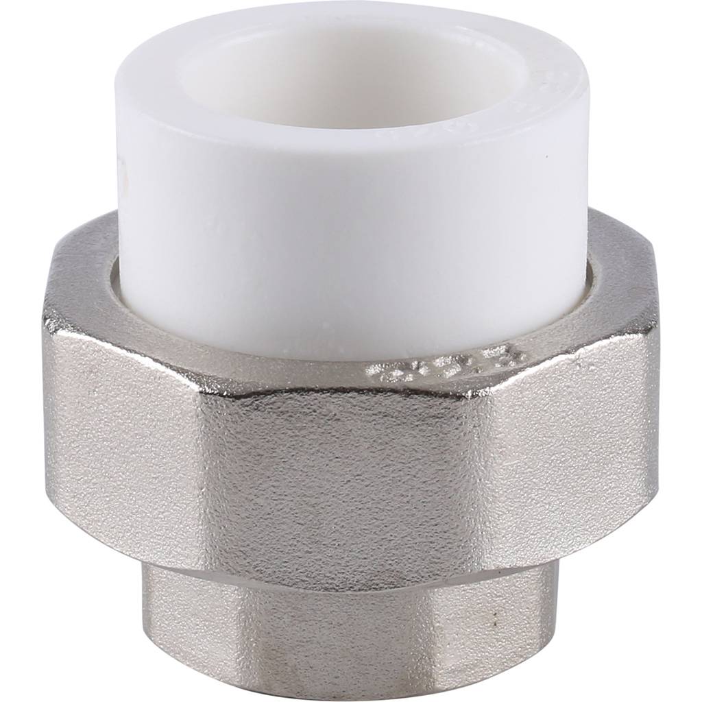 Муфта разъемная Kalde с внутренней резьбой 25x3/4 для полипропиленовых труб под сварку (цвет белый), 3252-tuf-250c00