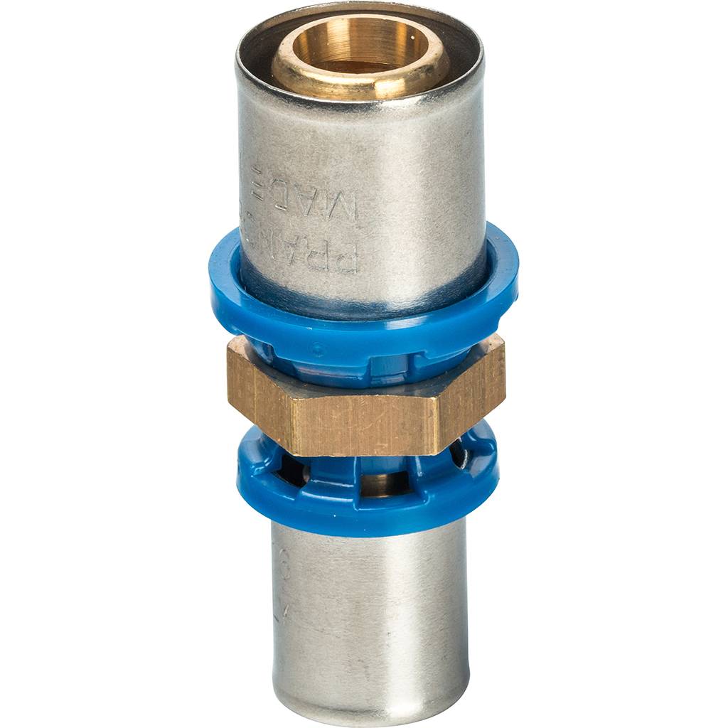 Муфта переходная Prandelli Multyrama 20,2х16,2 профиль H,TH,U для металлопластиковых труб прессовой, 509.11.04.1