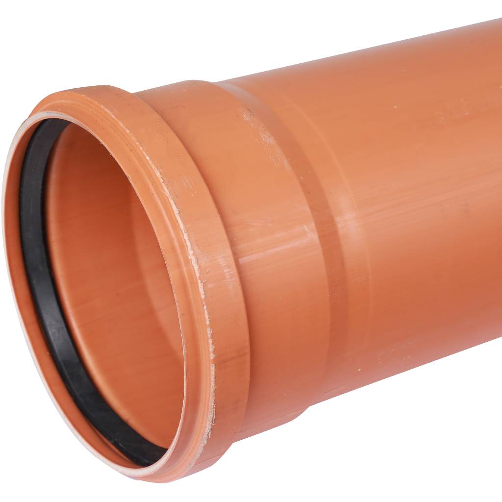 Труба Sinikon НПВХ D160x4,0 SN4, 3000 мм для наружной канализации, 22023.R