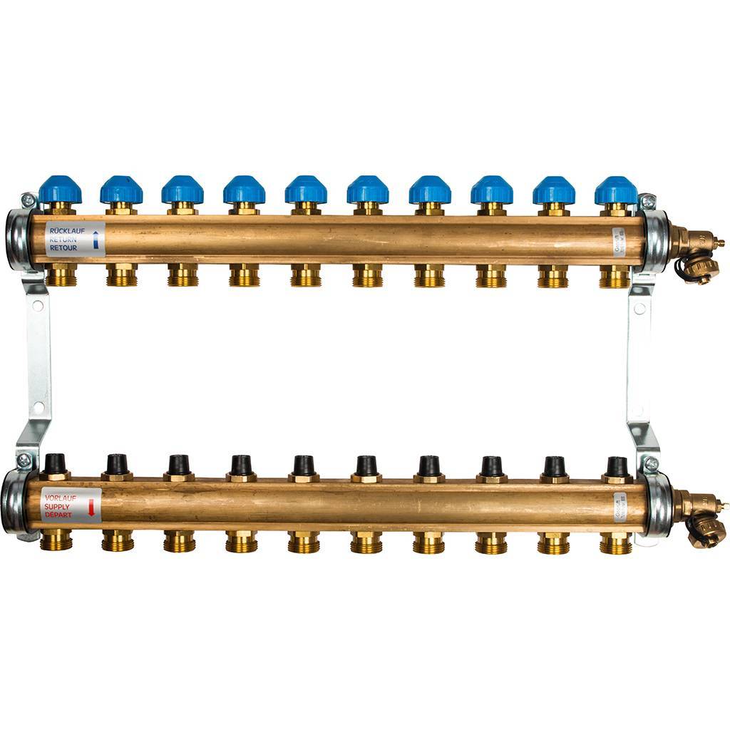 Коллектор для теплых полов Watts HKV-10 (20.20.110), 10004188
