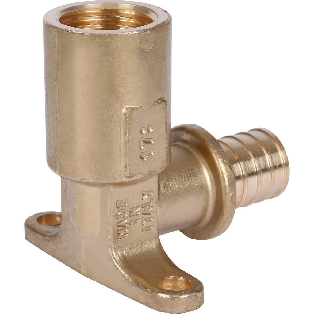 Угольник STOUT настенный с длинным нарезным патрубком 20-Rp 1/2, SFA-0032-002012