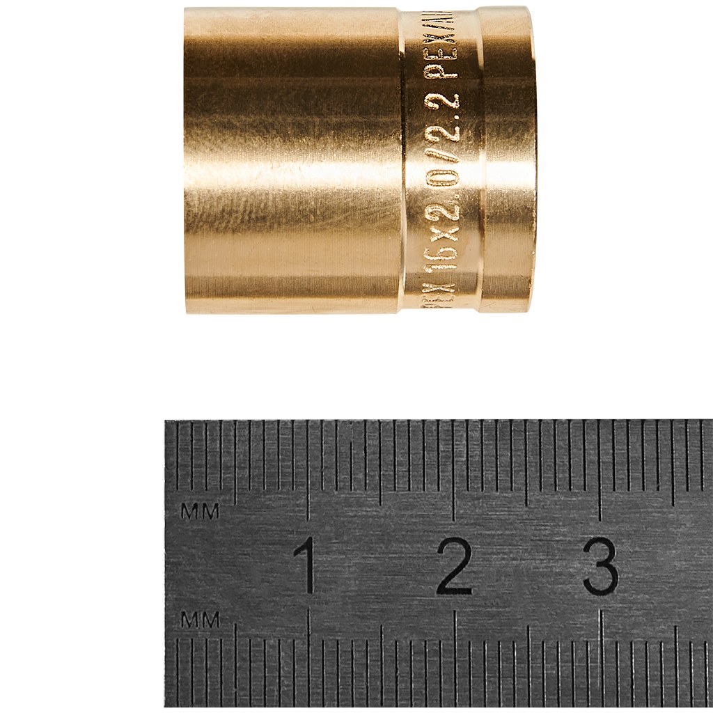 Монтажная гильза ROMMER 16 для труб из сшитого полиэтилена аксиальный