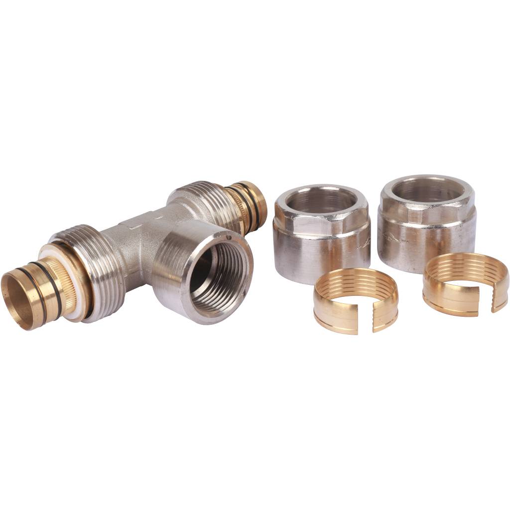 Тройник с внутр.резьбой Prandelli Multyrama (32х3,0х1) для металлопластиковых труб винтовой, 103.08.13.2