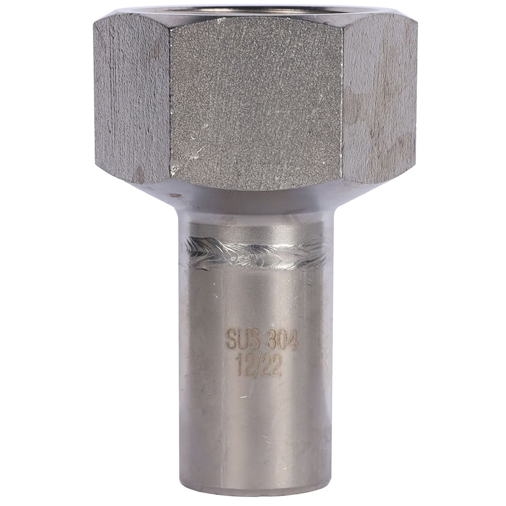 Вставка переходная НПр-ВР ROMMER 22х1 из нержавеющей стали прессовой