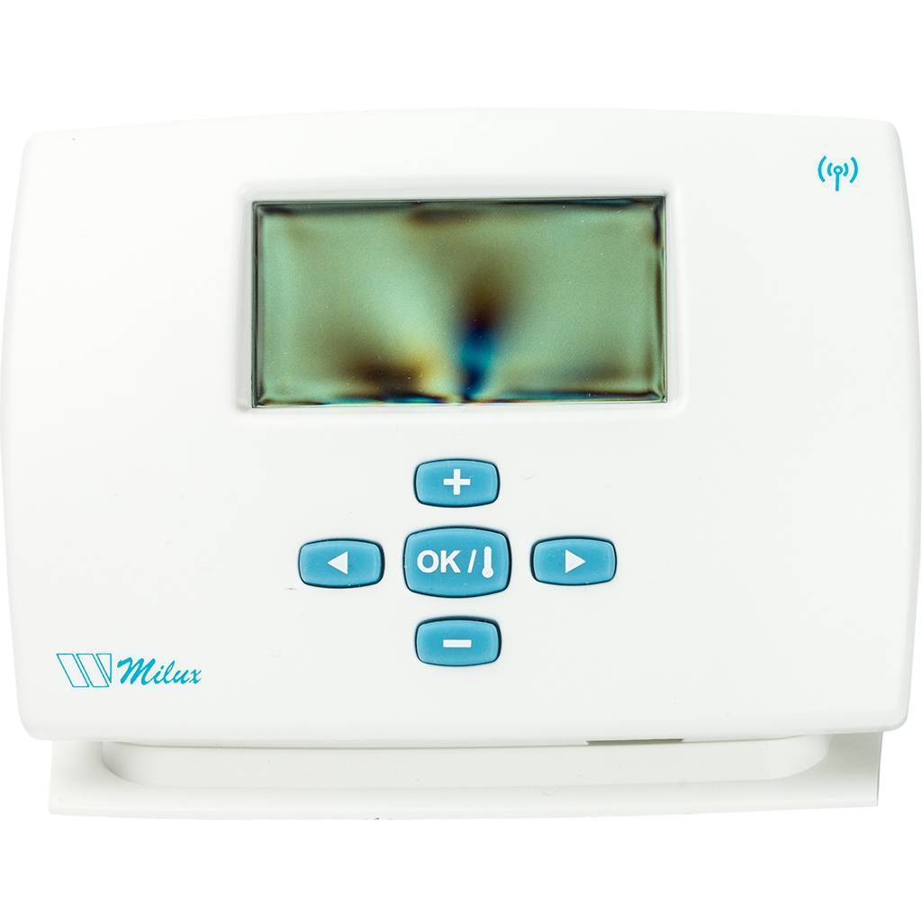 Термостат комнатный Watts Milux-RF(5-35 С,10А,220В)с LCD дисплеем, 10013387
