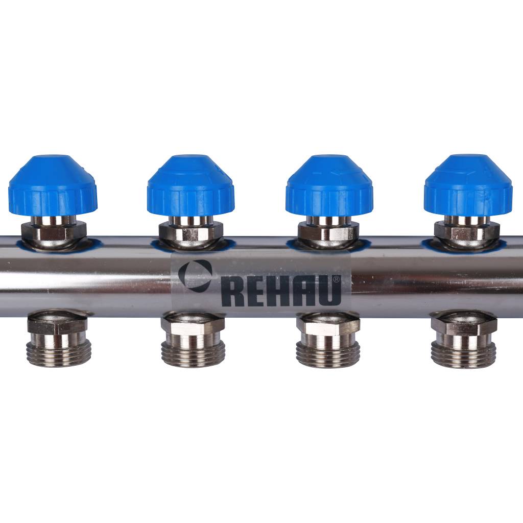 Распределительный коллектор РЕХАУ RAUTHERM S HKV на 10 контуров (нерж .сталь), 12181011001