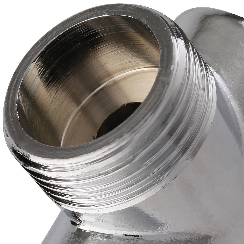 Кран шаровой угловой Itap 255 1/2х3/4х1/2 для стиральных машин трехходовой, 40428