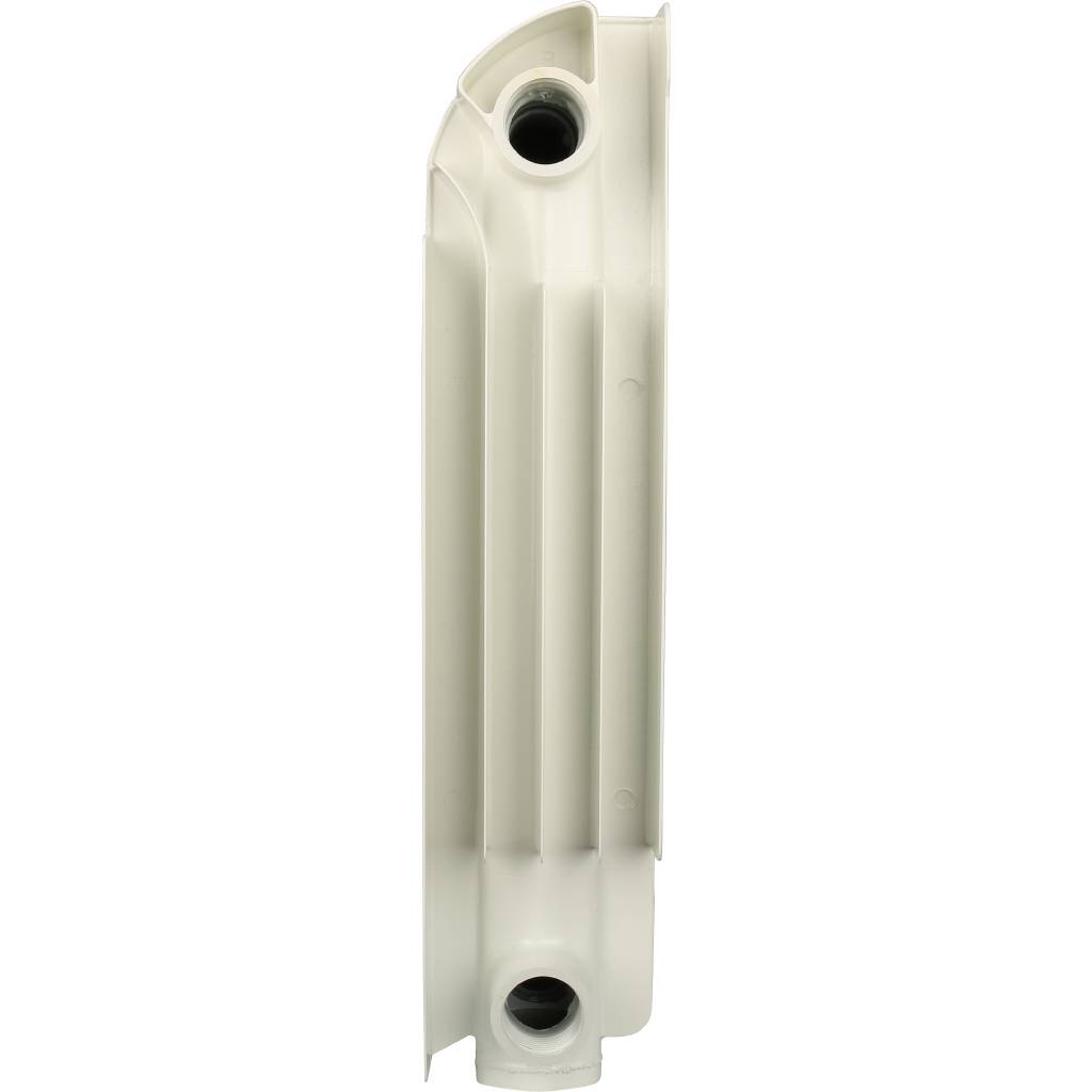 Радиатор алюминиевый Global VOX- R 350 10 секций боковое подключение (белый RAL 9010), VX03501010