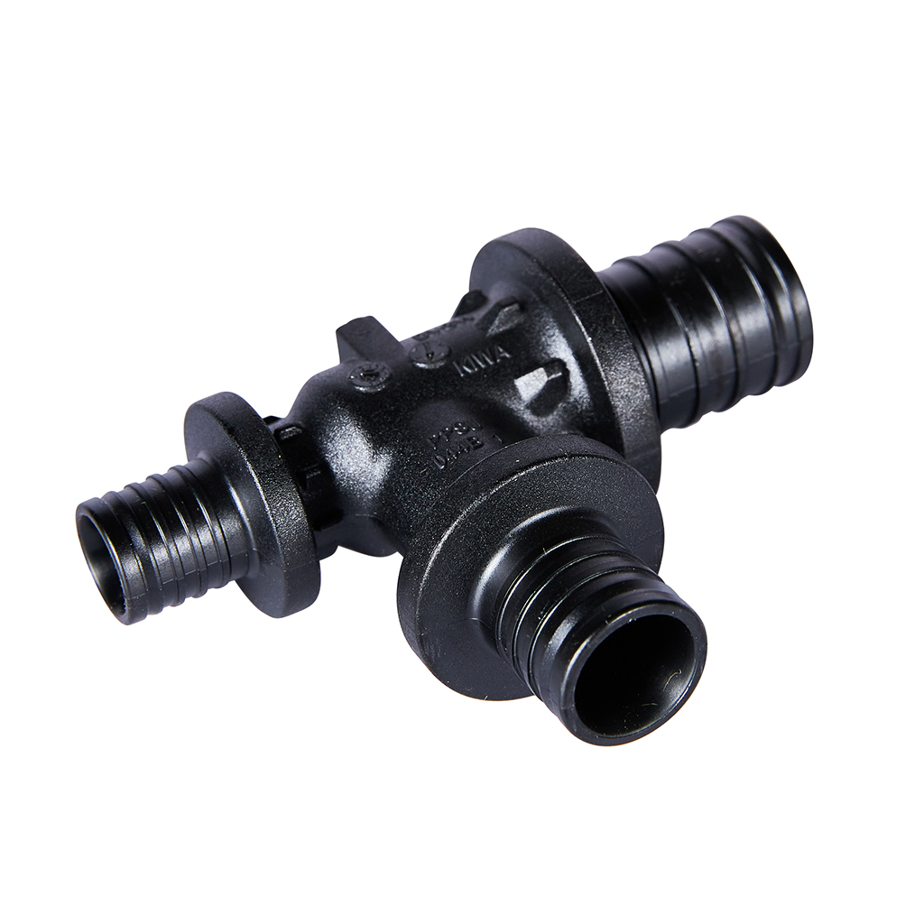 Тройник РЕХАУ RAUTITAN с уменьшенным боковым и торцевым проходом 25-20-16 PX, 11600841001