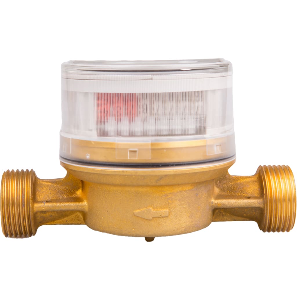 Счетчик холодной воды (Ду=15мм, L=110мм, Qном=1,5 м3/ч, импульсный выход ГЕРКОН, вес импульса =1 л)