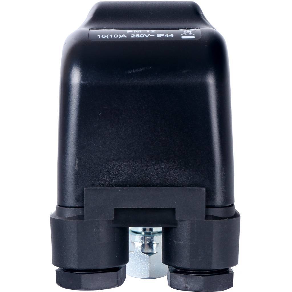 Реле давления для водоснабжения STOUT PM12G, 3-12 бар, 1/4, с накидной гайкой