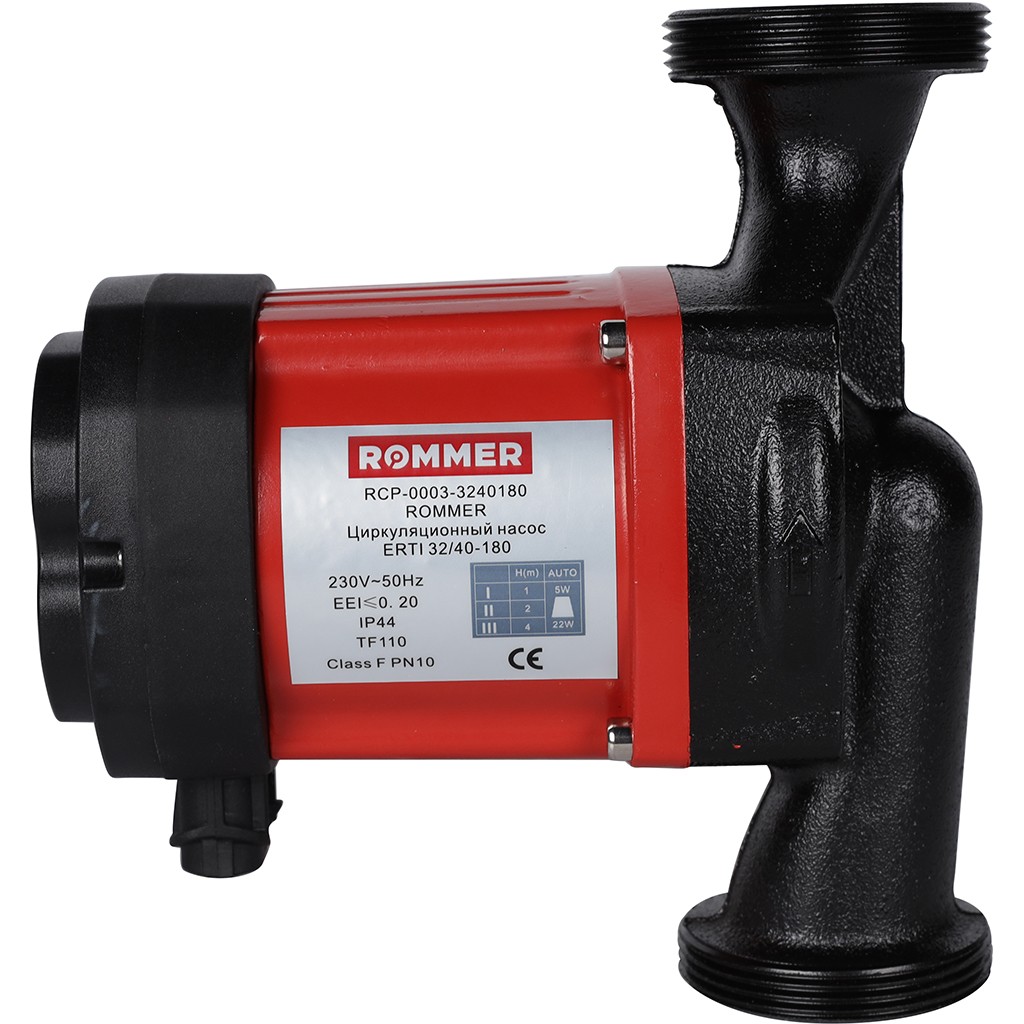 Циркуляционный насос ROMMER ERTI 32/40-180, RCP-0003-3240180