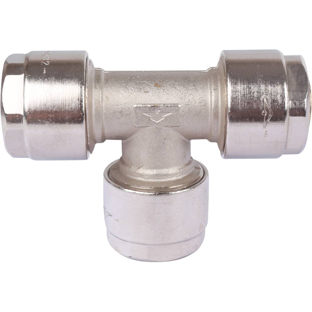 Тройник Prandelli Multyrama (32х3,0) для металлопластиковых труб винтовой, 103.09.03.2