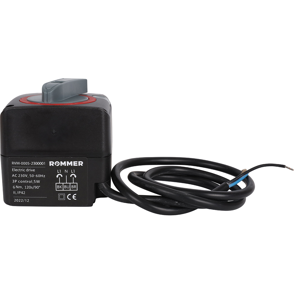 Сервопривод ROMMER RVM-0005 230 В 120 сек., RVM-0005-230001
