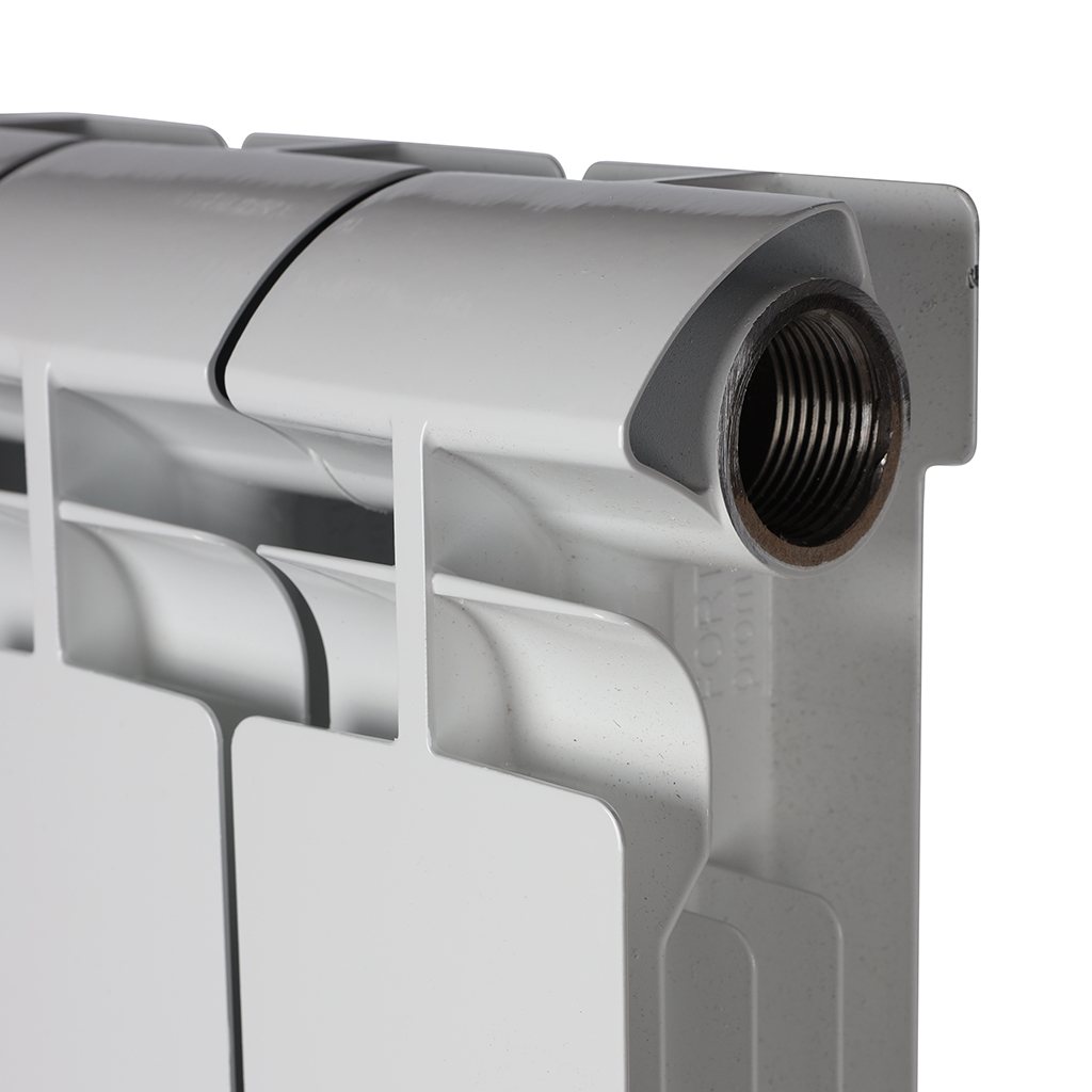 Радиатор биметаллический STOUT ALPHA 500 4 секций боковое подключение (белый RAL 9016), SRB-2310-050004