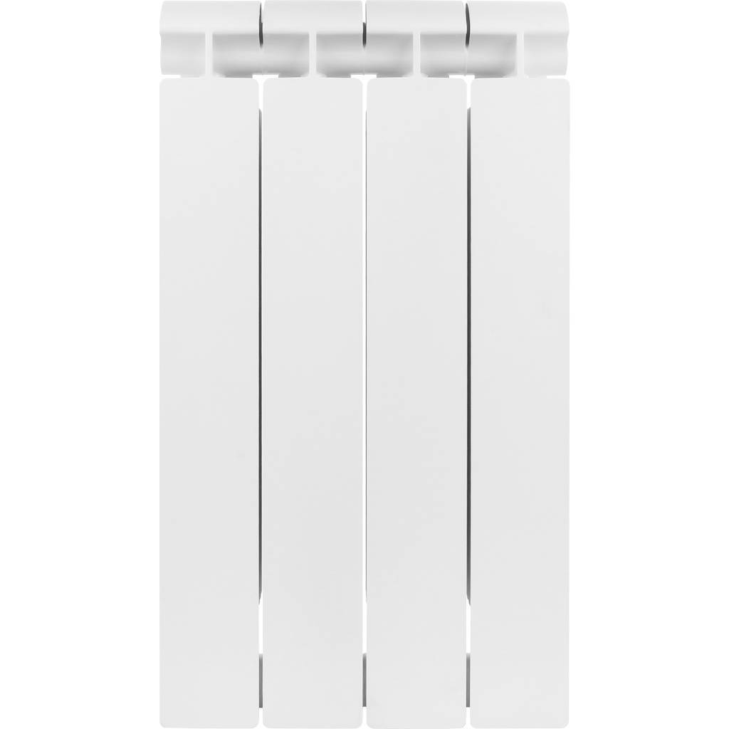 Радиатор биметаллический Global STYLE EXTRA 500 4 секции боковое подключение (белый RAL 9010), STE05001004