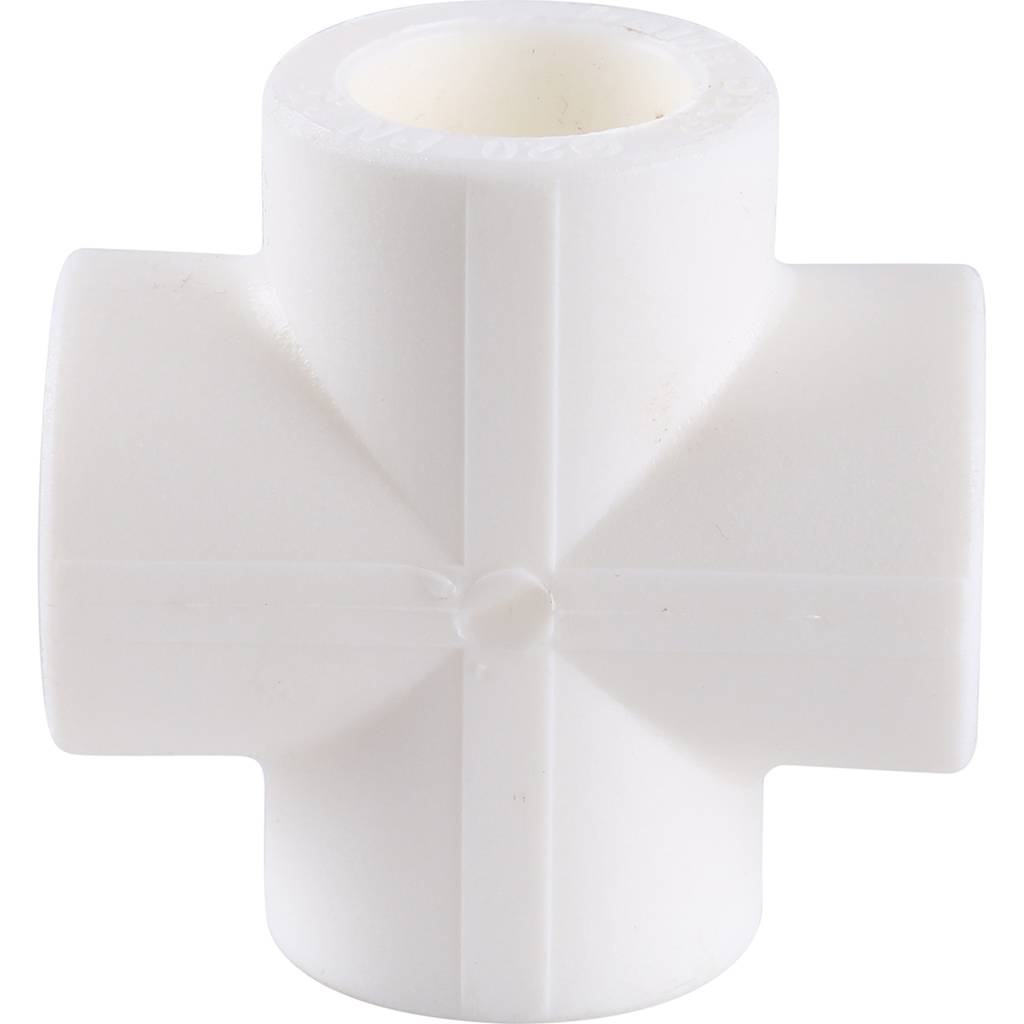 Крестовина Kalde d=20 для полипропиленовых труб под сварку (цвет белый), 3212-crs-200000