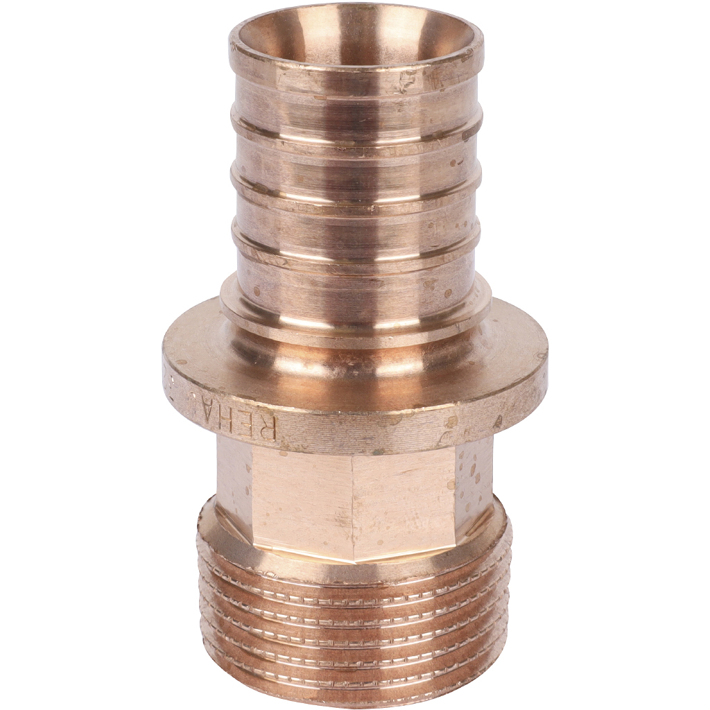 Переходник РЕХАУ RAUTITAN с наружной резьбой 32-R 1 RX+ для труб из сшит полиэтил аксиальный