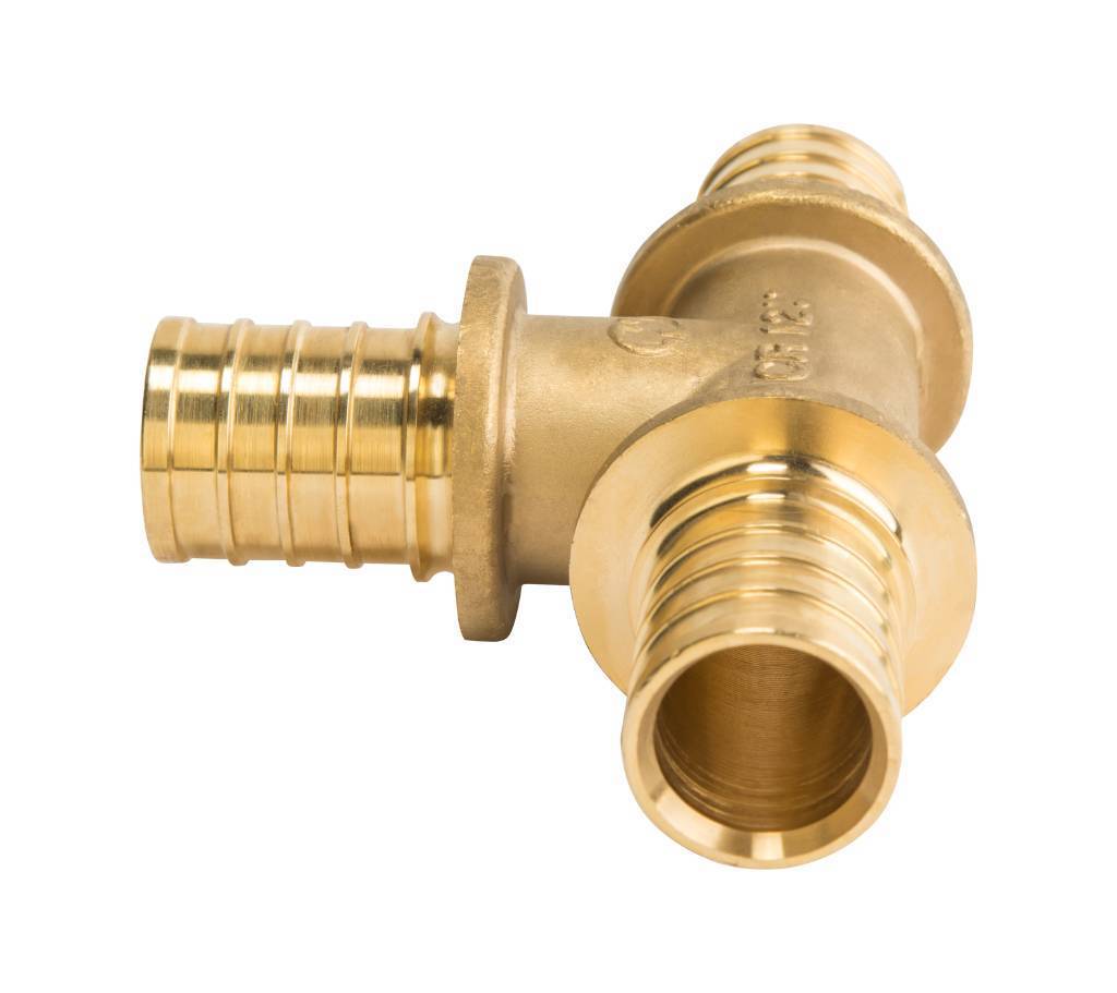 Тройник STOUT равнопроходный 16x16x16 для труб из сшитого полиэтилена аксиальный, SFA-0013-000016